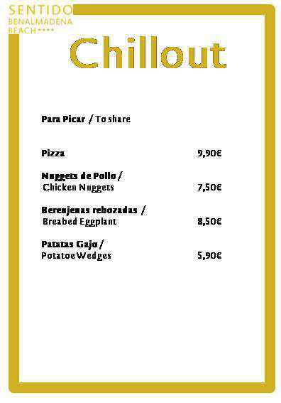 CHILL OUT TERRASSE
