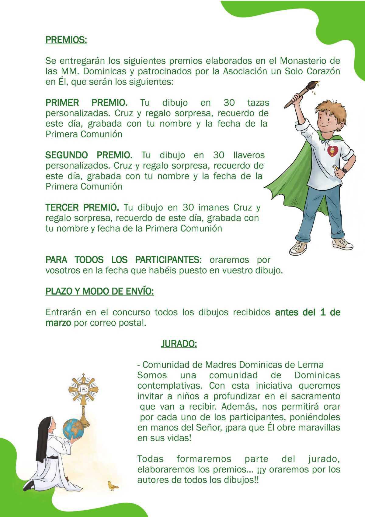 BASES DEL VI CONCURSO DE DIBUJO: MI PRIMERA COMUNIÓN BASES DEL VI CONCURSO DE DIBUJO: MI PRIMERA COMUNIÓN