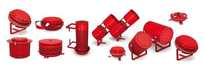 DSPA Sistemi di estinzione ad AEROSOL DSPA Sistemi di estinzione ad AEROSOL