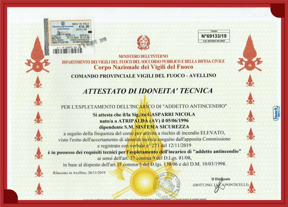 Corsi di formazione addetti antincendio e addetti al primo soccorso Corsi di formazione addetti antincendio e addetti al primo soccorso