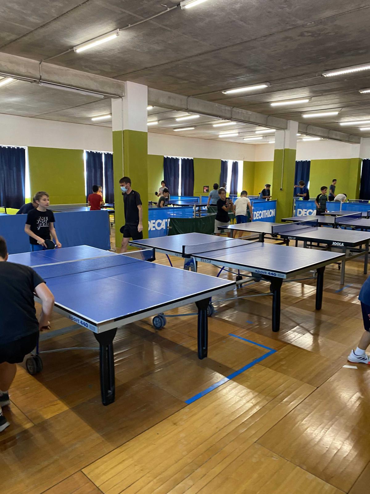 stage sportif pingpong semaine du 18 Avril 2022 au 22 Avril 2022 inclus