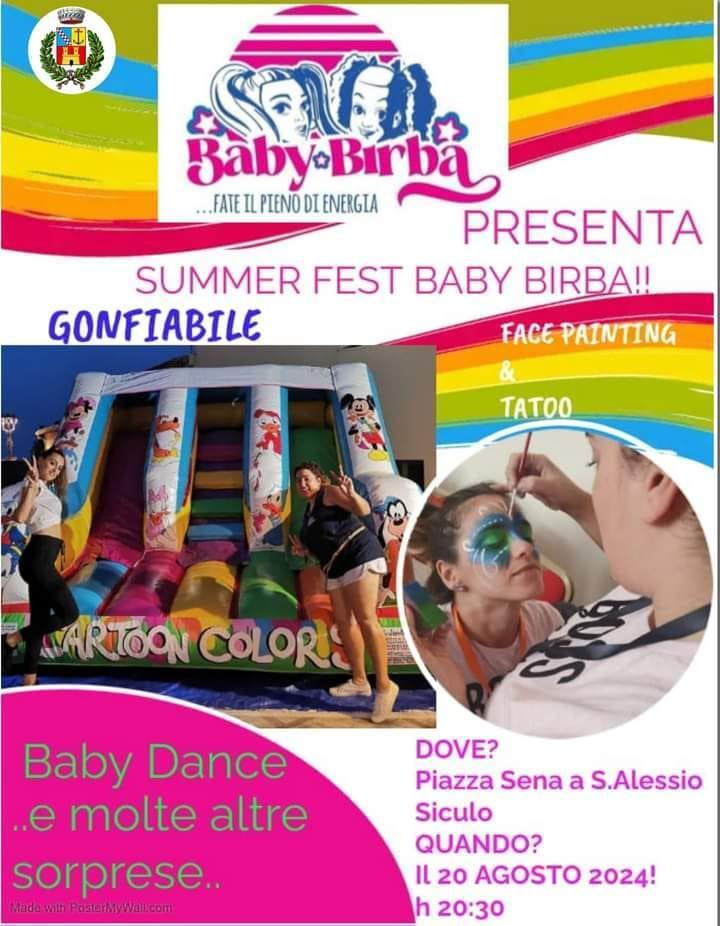 Gonfiabili e Truccabimbi (inizio ore 20:30)