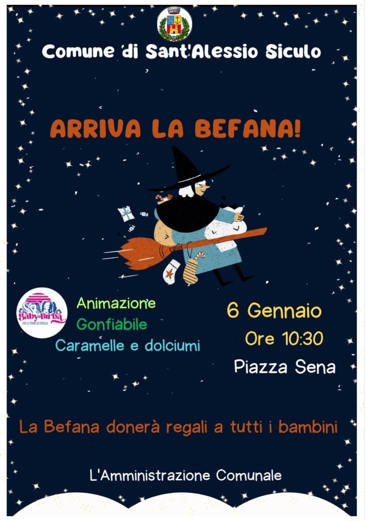 Arriva la Befana! (inizio ore 10.30) Arriva la Befana! (inizio ore 10.30)