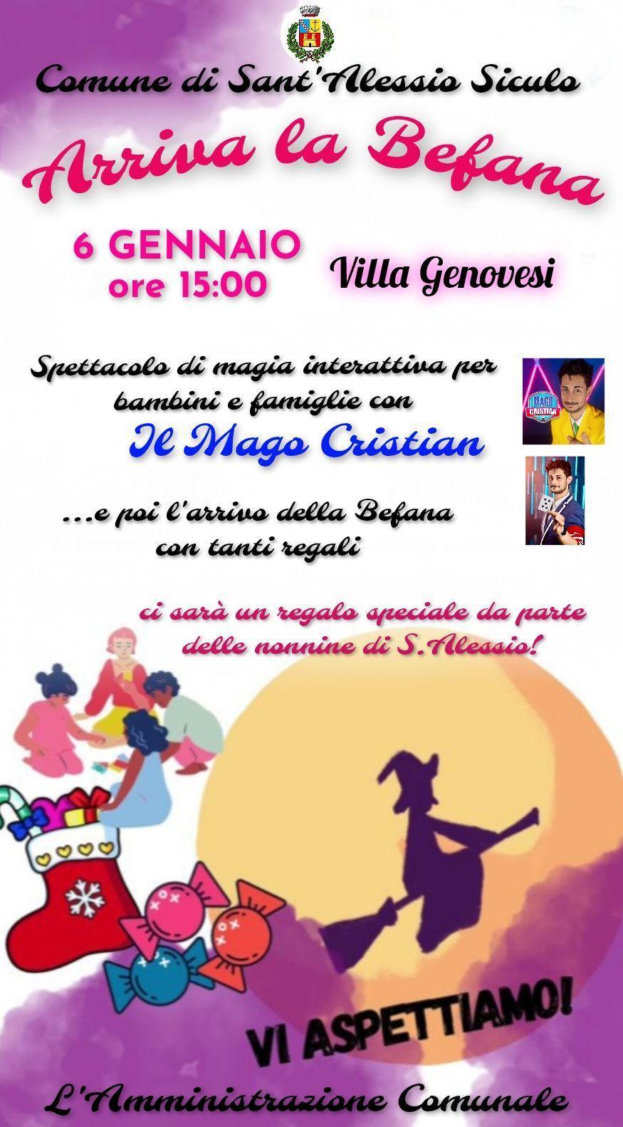 Arriva la Befana (inizio ore 15.00)