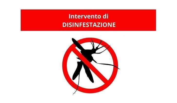 Stasera Disinfestazione (dalle ore 23:00 alle ore 05:00)