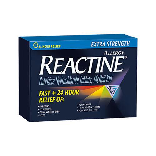 알레르기 약-Reactine (Cetirizine Dihydrochloride　10mg)