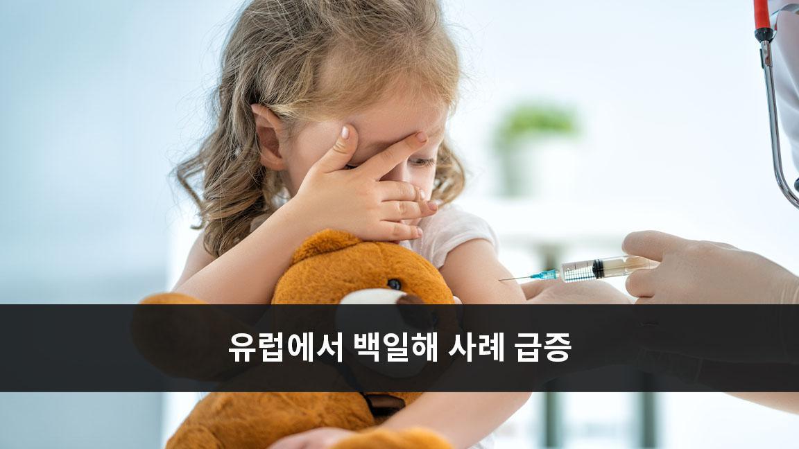 유럽에서 백일해 사례 급증 유럽에서 백일해 사례 급증