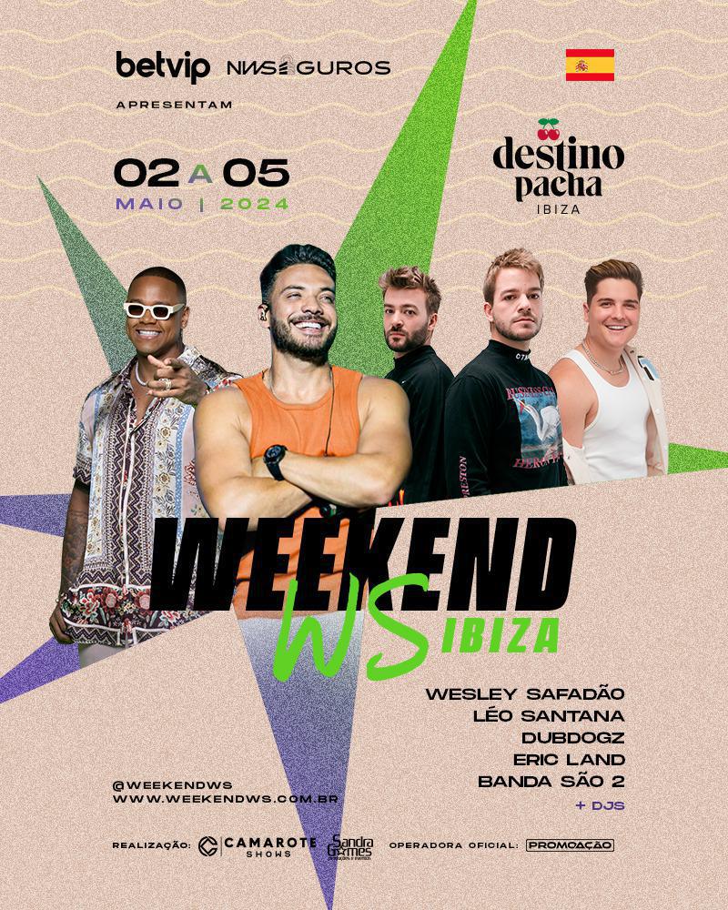 Wesley Safadão esgota primeiro destino do projeto Weekend WS, em Ibiza e anuncia convidados especiais