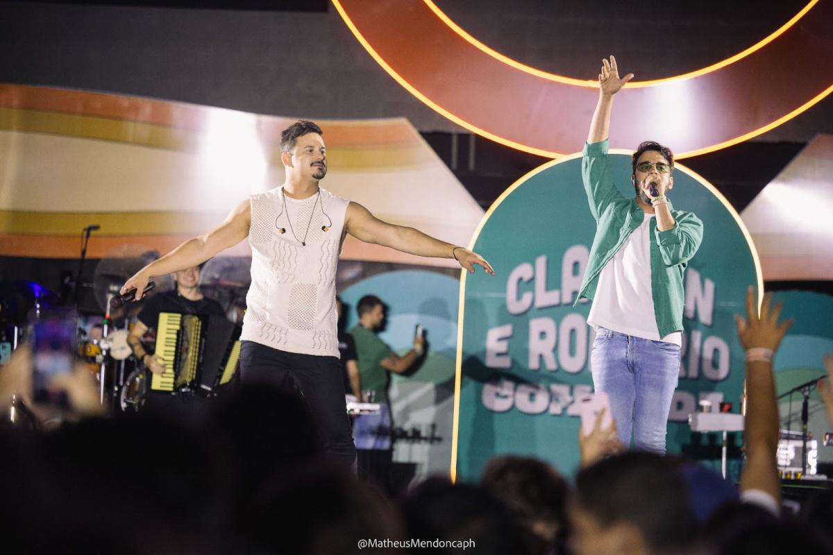 COM VIDA: Clayton & Romário fazem show histórico em inauguração de label