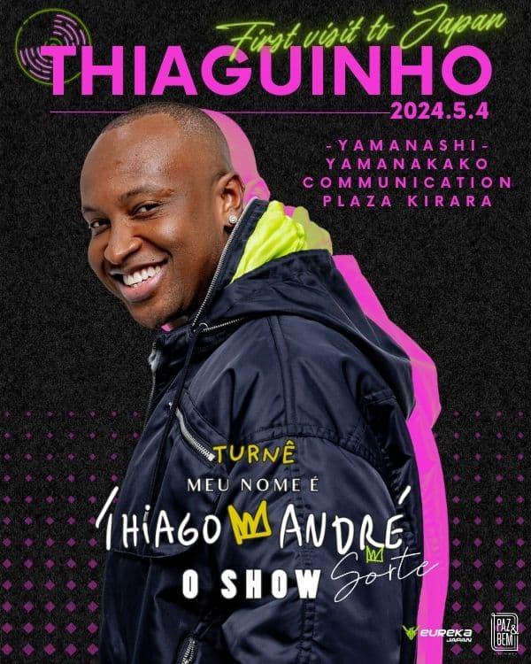  Thiaguinho leva a turnê "Meu Nome é Thiago André" para o Japão