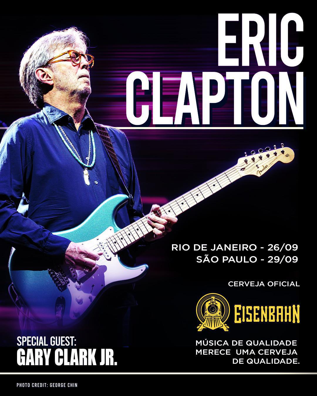 EISENBAHN CONFIRMA PATROCÍNIO ÀS TURNÊS DE ERIC CLAPTON E DO IRON MAIDEN NO BRASIL EISENBAHN CONFIRMA PATROCÍNIO ÀS TURNÊS DE ERIC CLAPTON E DO IRON MAIDEN NO BRASIL