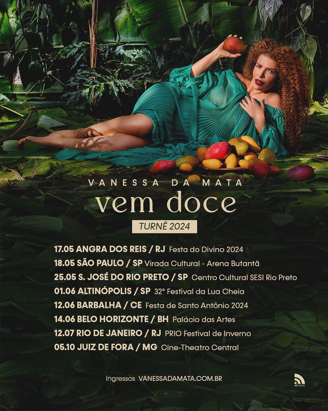 Vanessa da Mata se apresenta em São Paulo Vanessa da Mata se apresenta em São Paulo