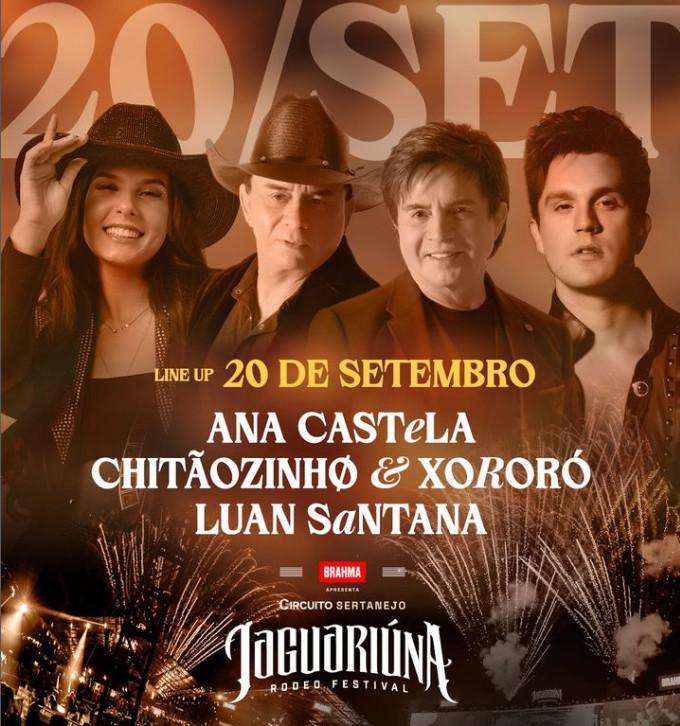 Com nomes de peso, Jaguariúna Rodeo Festival divulga line-up completo do primeiro final de semana de sua 35ª edição