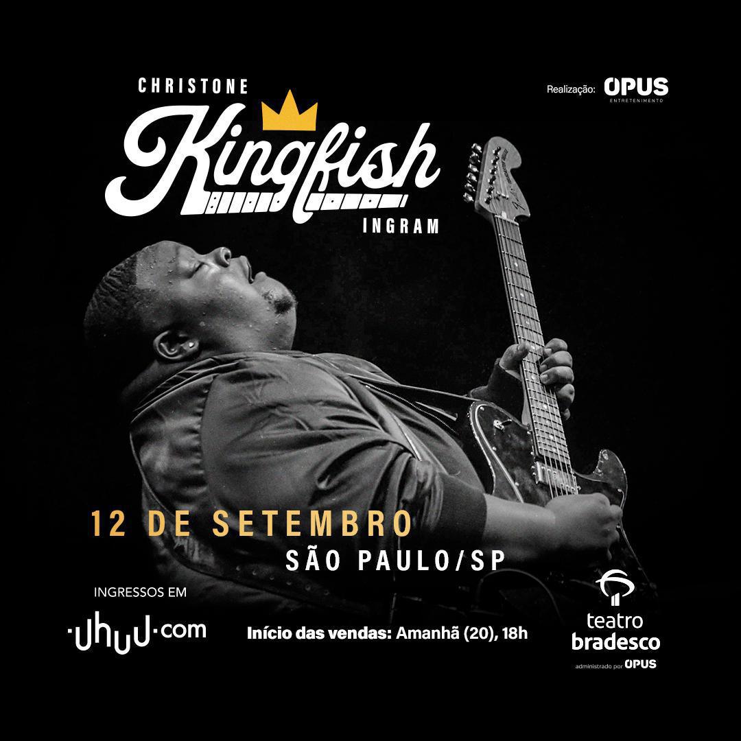 Atração do Rock in Rio, Christone "Kingfish" Ingram confirma show em São Paulo Atração do Rock in Rio, Christone "Kingfish" Ingram confirma show em São Paulo