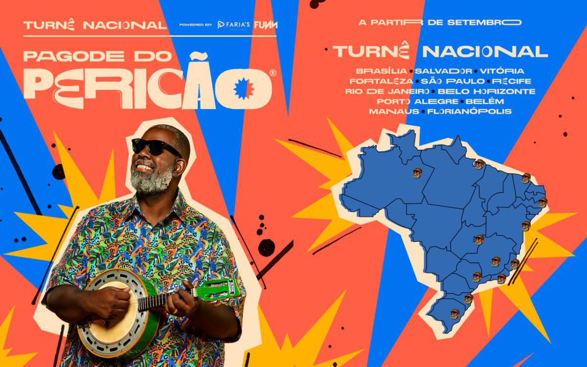 Pagode do Pericão anuncia nova edição com shows confirmados em 12 capitais brasileiras