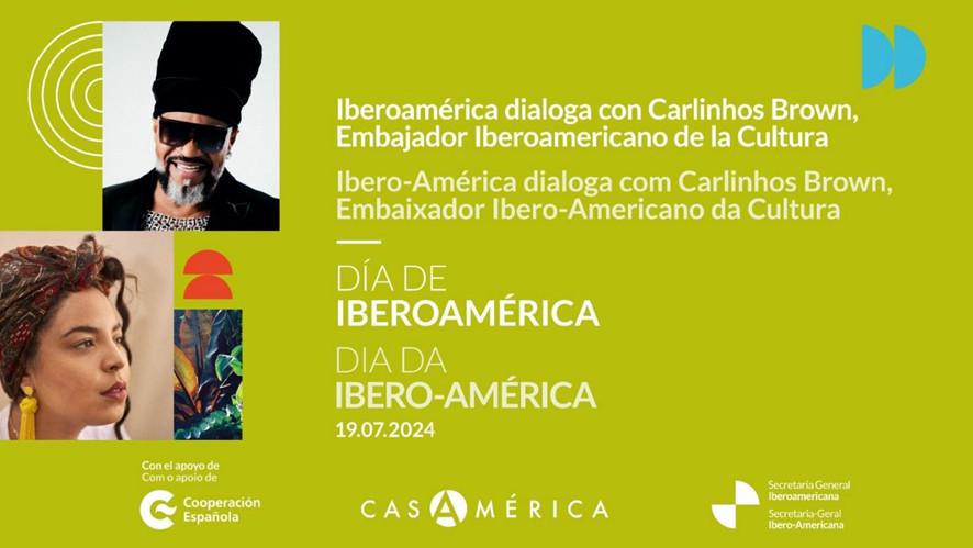 Carlinhos Brown celebra o Dia da Ibero-América em ato solene e encontro musical em Madri