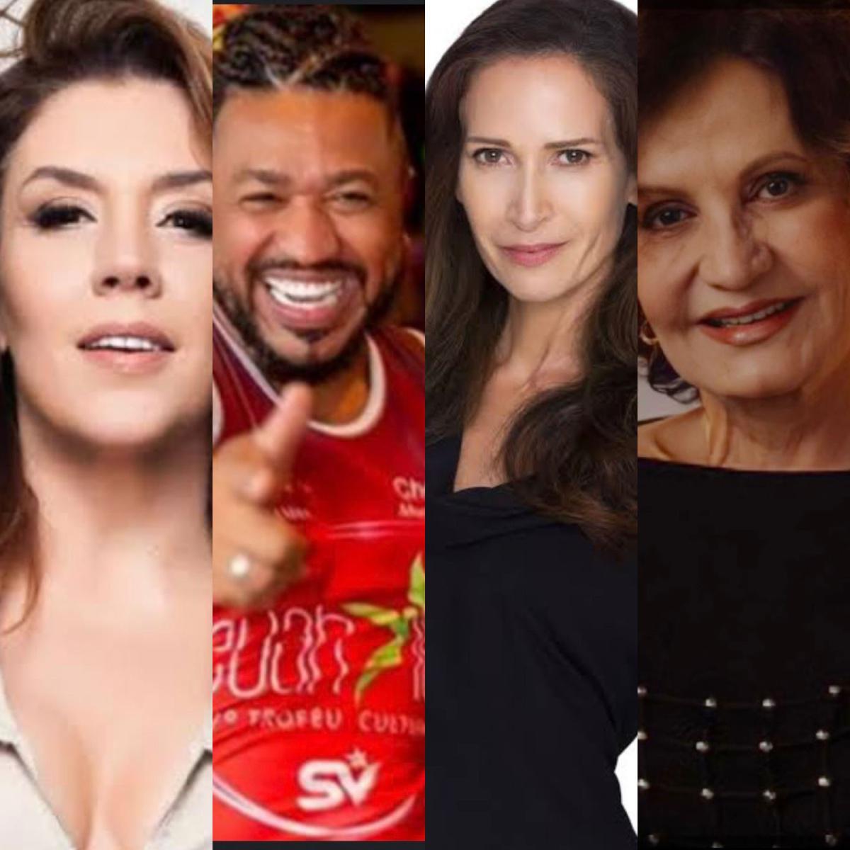 As atrizes Rosamaria Murtinho, Ingra Lyberato, Priscila Marinho, Simony, Ana Paula Almeida e Rosiane Pinheiro são alguns dos artistas homenageados na 11ª edição do Troféu Cultural do Estado de São Paulo Feijoada Sebah Vieira