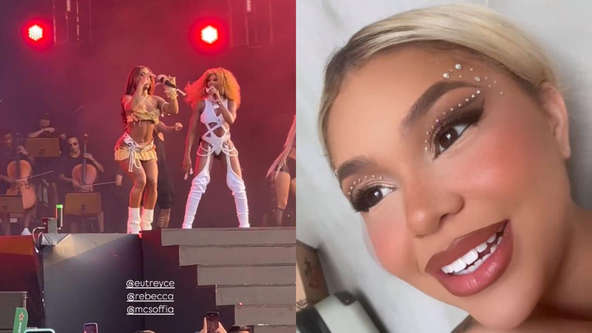 MC Rebecca canta hit de Treyce no Rock In Rio: "Eu to muito feliz em ver minha música lá no festival" MC Rebecca canta hit de Treyce no Rock In Rio: "Eu to muito feliz em ver minha música lá no festival"