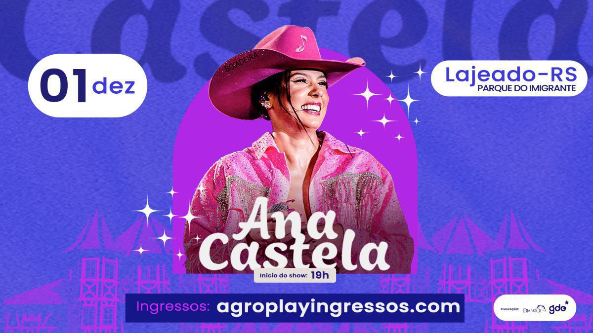 Agenda Ana Castela Dezembro 2024 Agenda Ana Castela Dezembro 2024