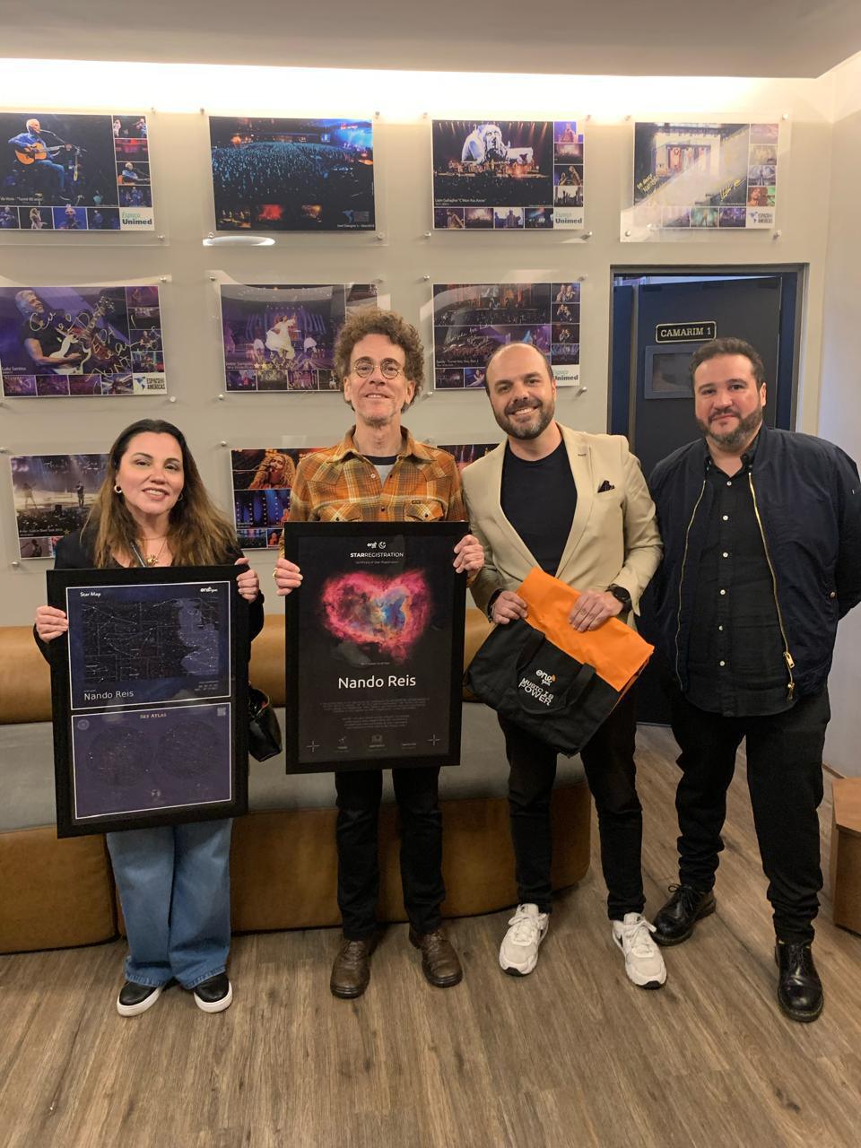 ONErpm eterniza Nando Reis com estrela em homenagem ao novo lançamento "Uma Estrela Misteriosa" ONErpm eterniza Nando Reis com estrela em homenagem ao novo lançamento "Uma Estrela Misteriosa"