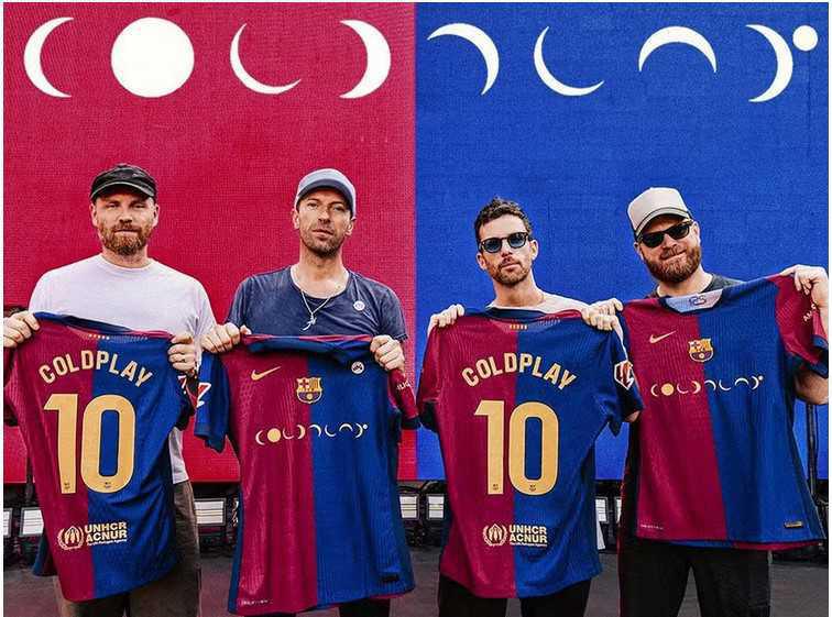 Barcelona vai homenagear Coldplay em próximo clássico contra o Real Madrid Barcelona vai homenagear Coldplay em próximo clássico contra o Real Madrid