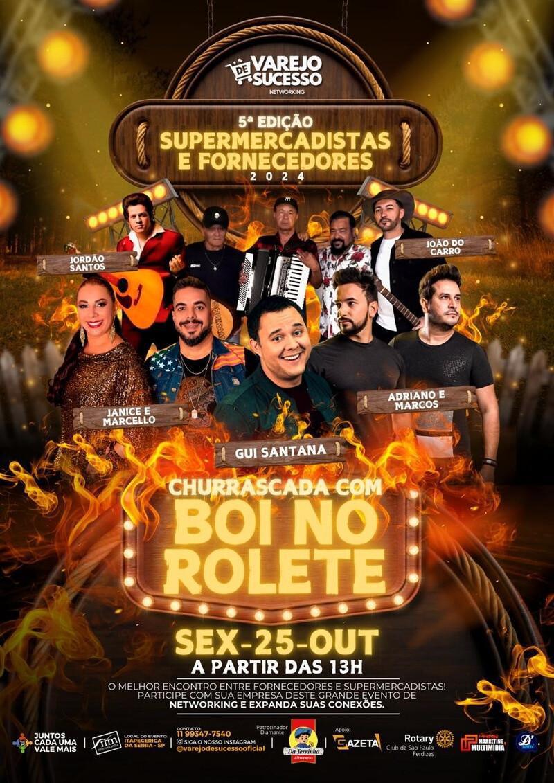 Com shows de Adriano & Marcos, Janice & Marcello, Jordão Santos e João do Carro, a 5ª edição do Varejo de Sucesso acontece dia 25 de outubro Com shows de Adriano & Marcos, Janice & Marcello, Jordão Santos e João do Carro, a 5ª edição do Varejo de Sucesso acontece dia 25 de outubro