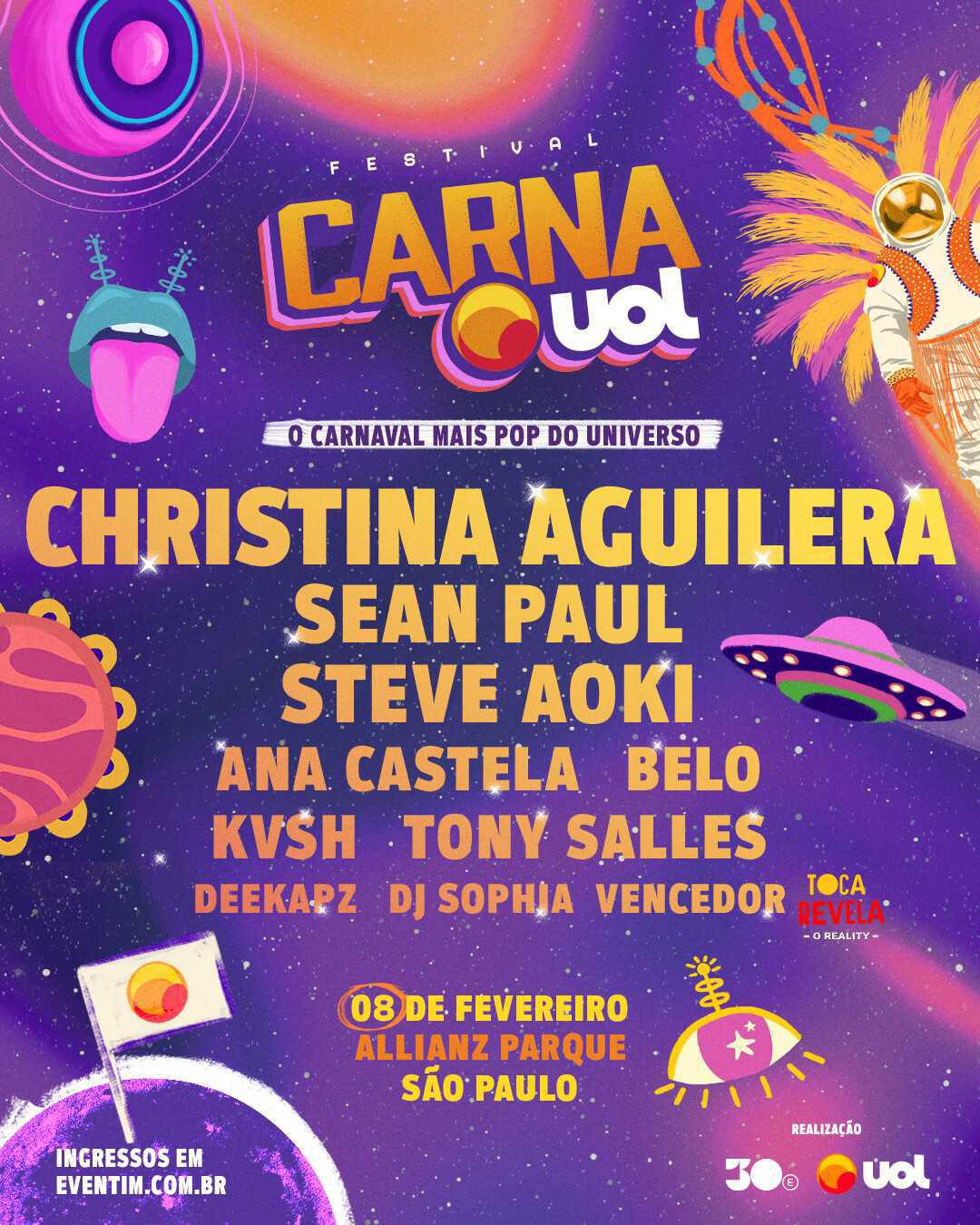 CarnaUOL inicia vendas gerais hoje para a sua 10ª edição  CarnaUOL inicia vendas gerais hoje para a sua 10ª edição