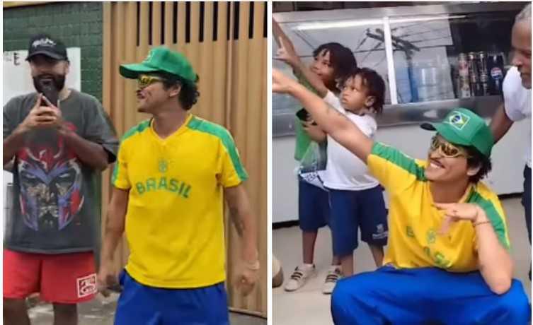 Bruno Mars posta novo vídeo em homenagem ao Brasil: "Nunca mais serei o mesmo