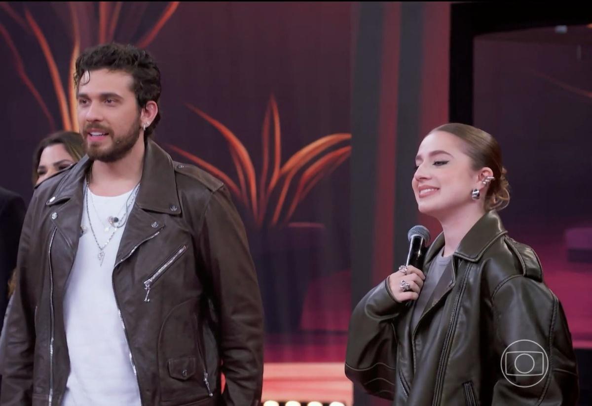 Giana participa do Domingão com Huck ao lado de Ana Castela e Gustavo Mioto Giana participa do Domingão com Huck ao lado de Ana Castela e Gustavo Mioto