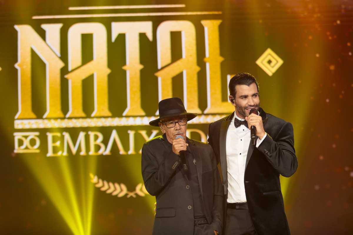 Gusttavo Lima grava Natal do Embaixador no SBT Gusttavo Lima grava Natal do Embaixador no SBT