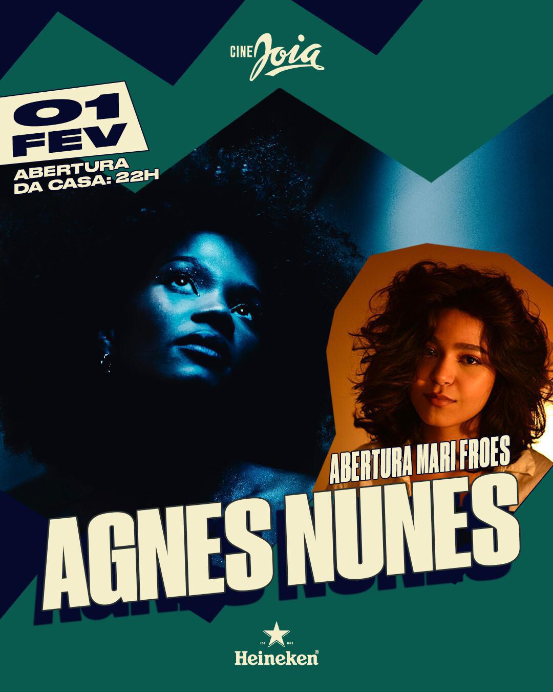 Agnes Nunes apresenta o show "O Amor e Suas Variáveis" no Cine Joia Agnes Nunes apresenta o show "O Amor e Suas Variáveis" no Cine Joia