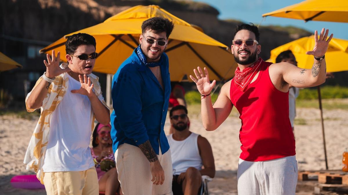 Marcynho Sensação grava videoclipe com Henry Freitas e Kadu Martins em João Pessoa Marcynho Sensação grava videoclipe com Henry Freitas e Kadu Martins em João Pessoa