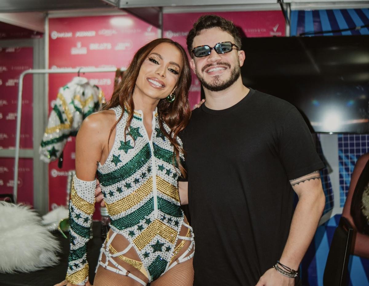 Matheus Fernandes agita o Ensaios da Anitta em Ribeirão Preto