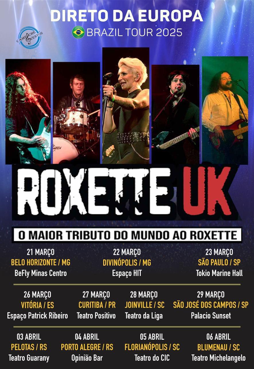 Maior tributo do mundo ao Roxette confirma tour histórica no Brasil Maior tributo do mundo ao Roxette confirma tour histórica no Brasil