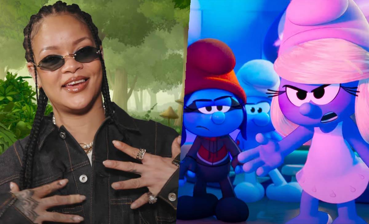 Rihanna é destaque no novo filme dos Smurfs — confira o trailer