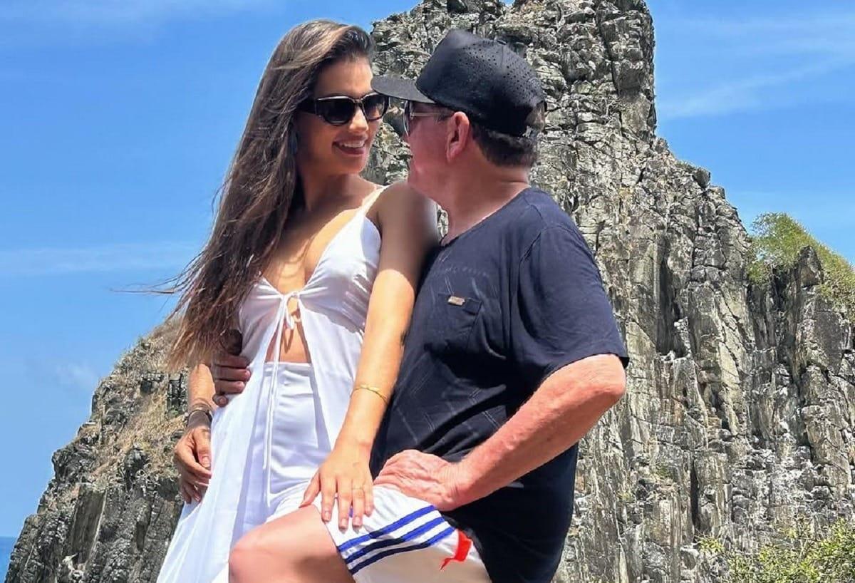 Casamento de Amado Batista com miss 50 anos mais nova contará com separação total de bens