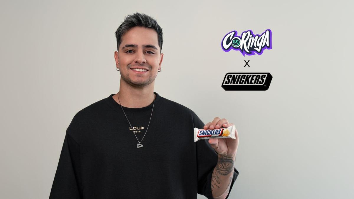 O streamer Coringa é o novo embaixador da Snickers