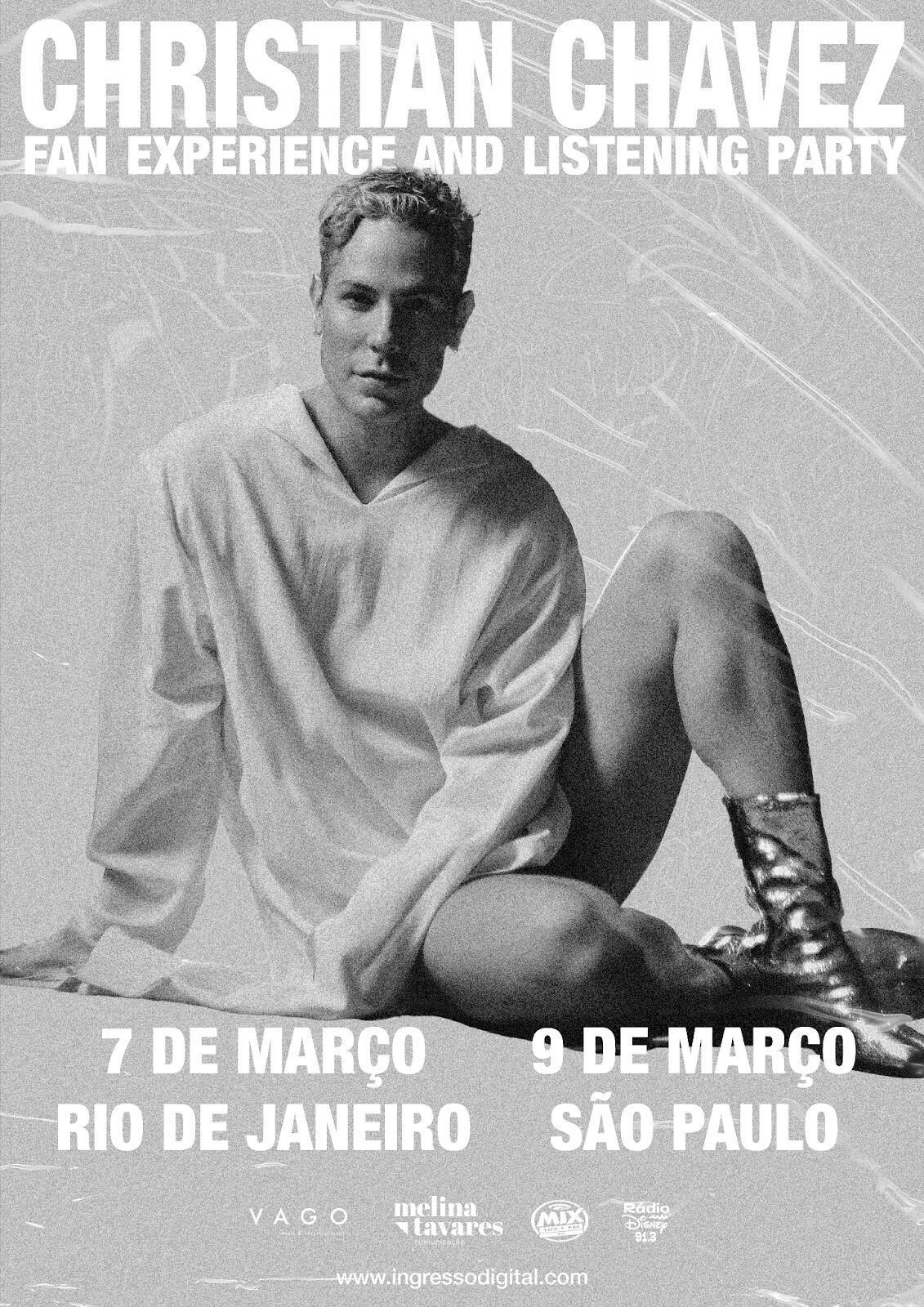 Fãs brasileiros poderão conhecer Christian Chávez em Meet & Greet; veja detalhes Fãs brasileiros poderão conhecer Christian Chávez em Meet & Greet; veja detalhes