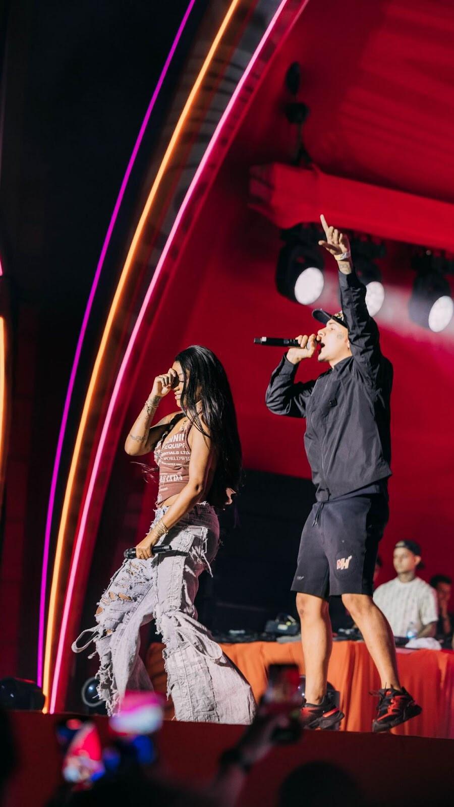 Mc Rick impressiona Ludmilla e leva o público à loucura no Numanice, em Belo Horizonte, com performance surpreendente