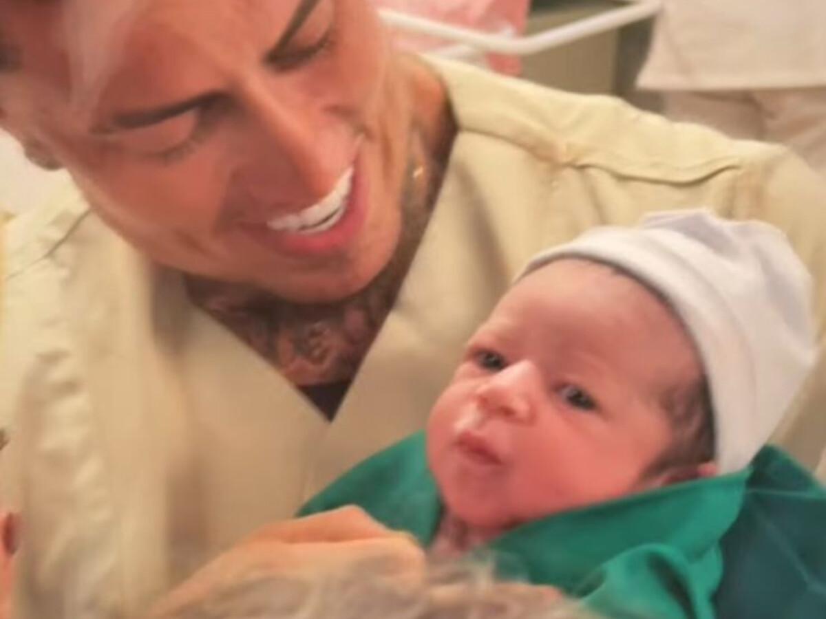 Primeira foto de Rás, filho de MC Daniel e Lorena Maria, encanta fãs