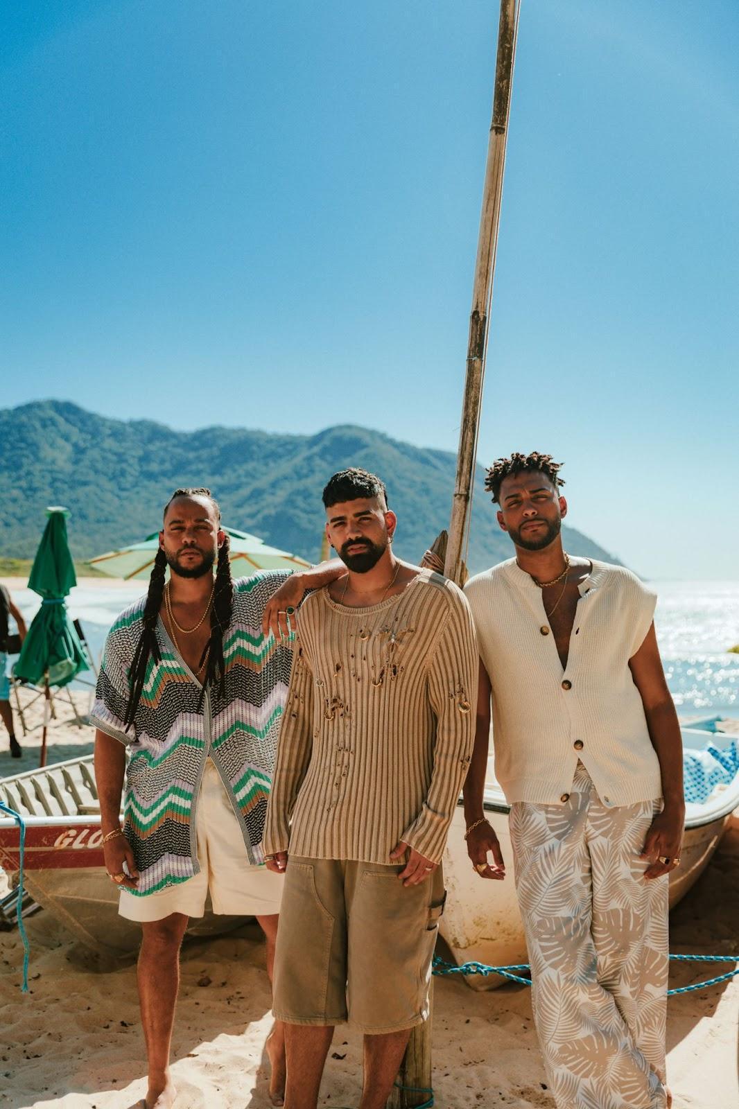 Dilsinho recebe o duo Calema no Brasil para gravação de videoclipe Dilsinho recebe o duo Calema no Brasil para gravação de videoclipe