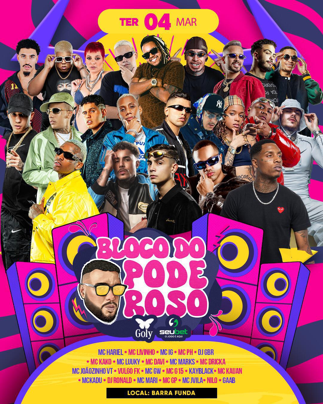 Bloco do Poderoso: O Carnaval de Rua de São Paulo Vai Tremer! Bloco do Poderoso: O Carnaval de Rua de São Paulo Vai Tremer!