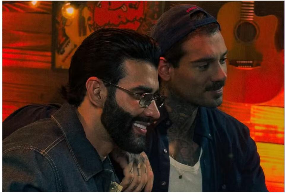 Lucas Lucco e Gusttavo Lima compartilham momentos de gravação em nova colaboração