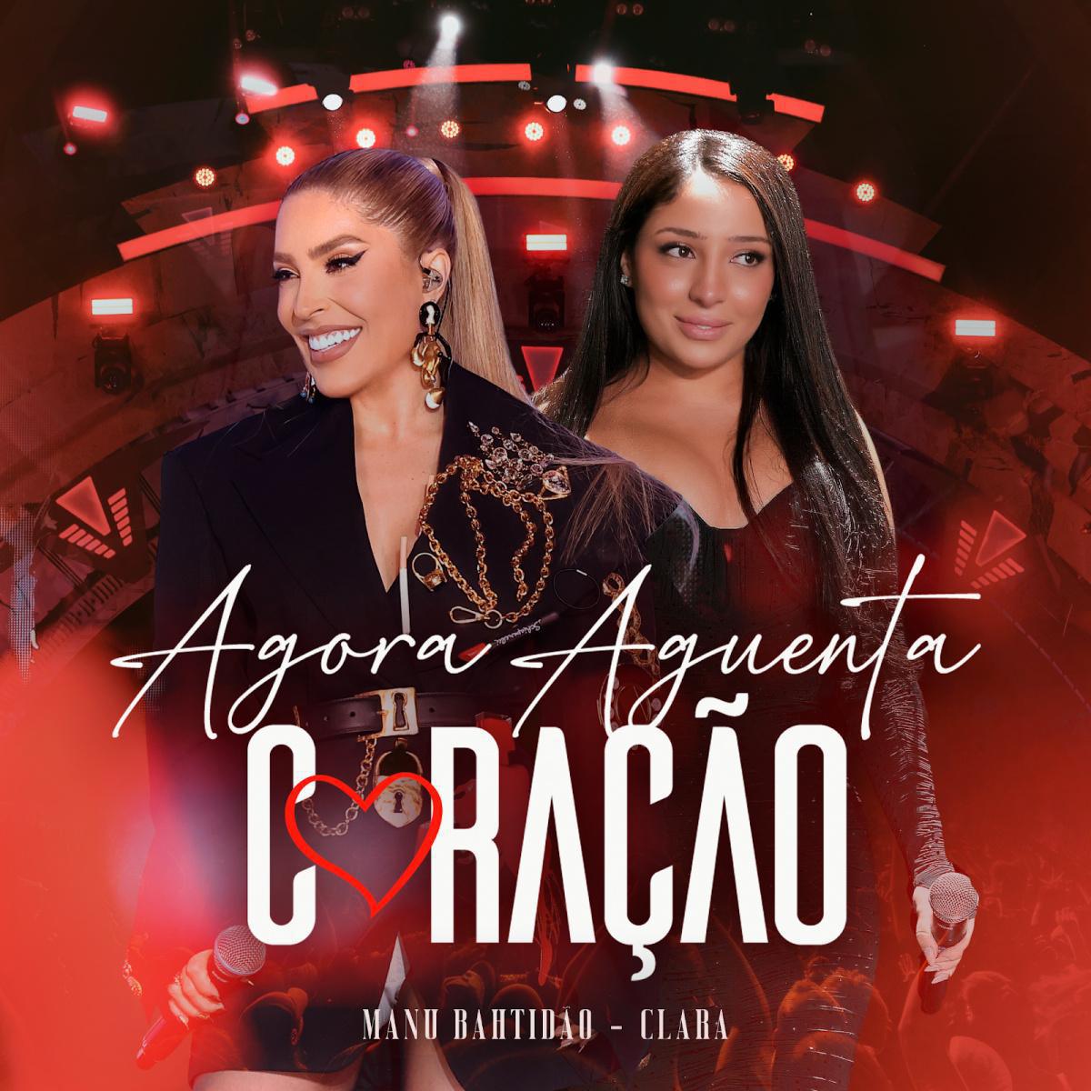 Manu Bahtidão lança "Agora Aguenta Coração" ao lado da filha Clara em performance emocionante Manu Bahtidão lança "Agora Aguenta Coração" ao lado da filha Clara em performance emocionante