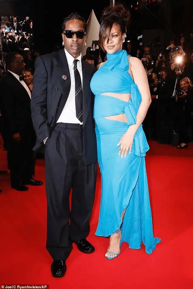 Elegância à prova d’água: Rihanna e A$AP Rocky viram destaque em Cannes: Veja as fotos