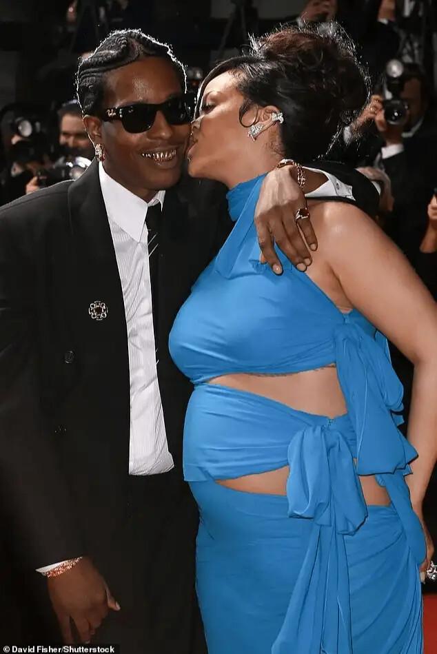 Elegância à prova d’água: Rihanna e A$AP Rocky viram destaque em Cannes: Veja as fotos