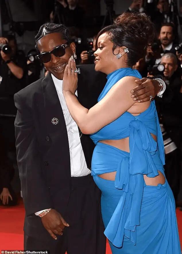 Elegância à prova d’água: Rihanna e A$AP Rocky viram destaque em Cannes: Veja as fotos