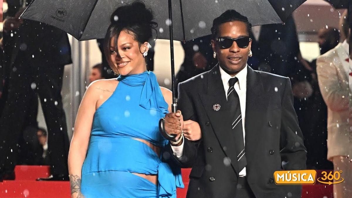Elegância à prova d’água: Rihanna e A$AP Rocky viram destaque em Cannes: Veja as fotos