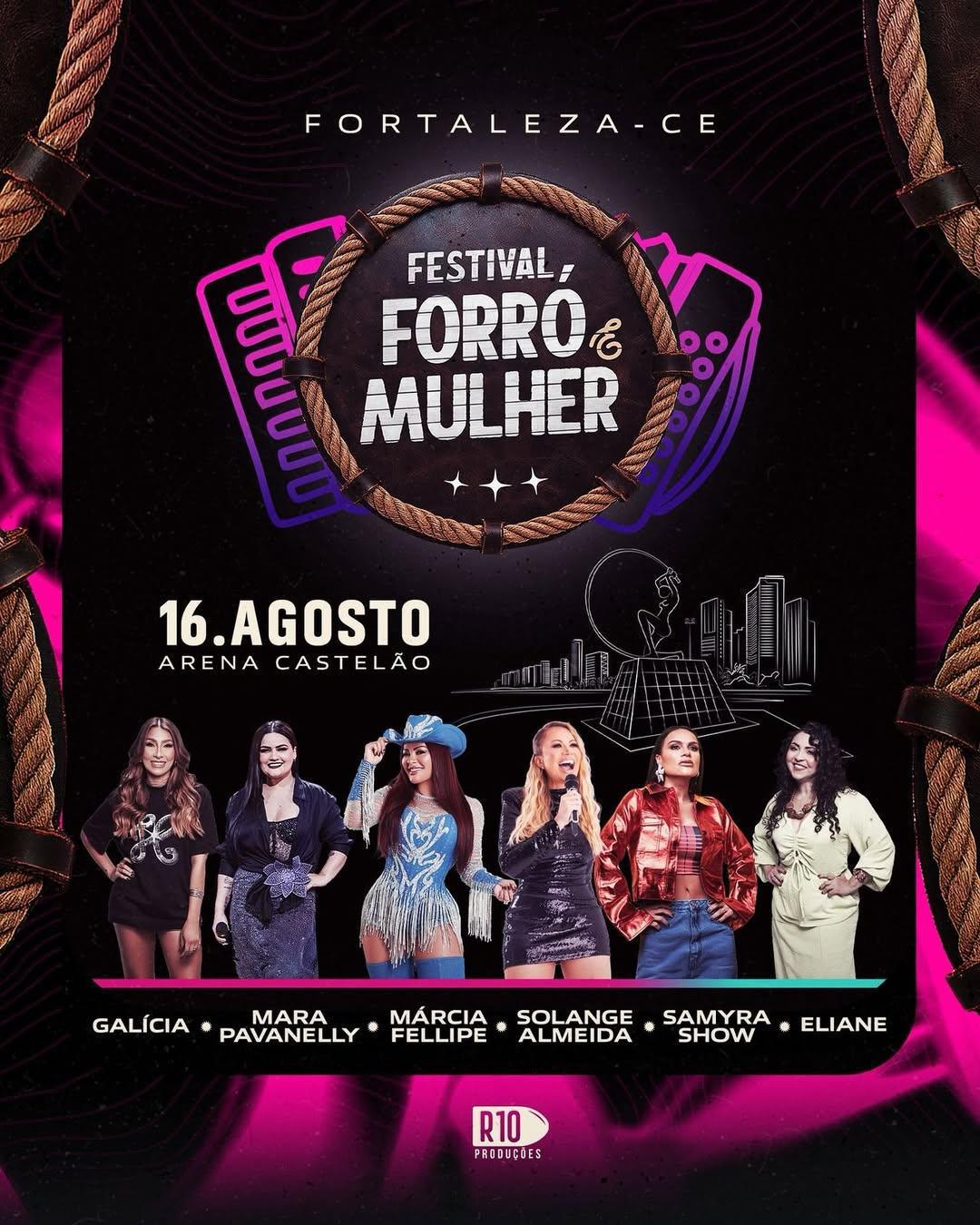 Festival Forró e Mulher: Márcia Fellipe reúne principais nomes do ritmo em projeto especial Festival Forró e Mulher: Márcia Fellipe reúne principais nomes do ritmo em projeto especial