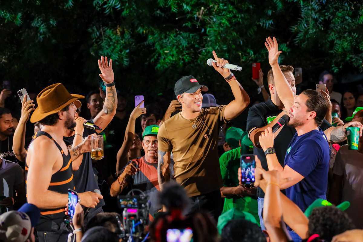 Zé Vaqueiro grava primeira parte de DVD com Nattan e Wesley Safadão em clima descontraído e de resenha